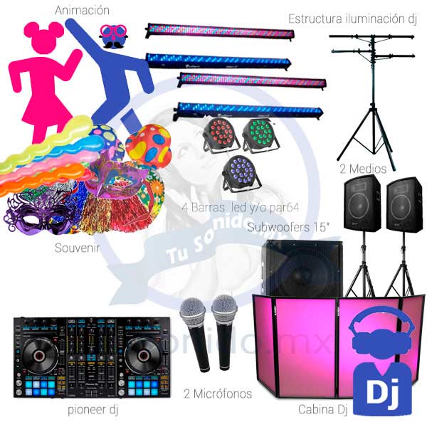 audio e iluminacion para fiestas