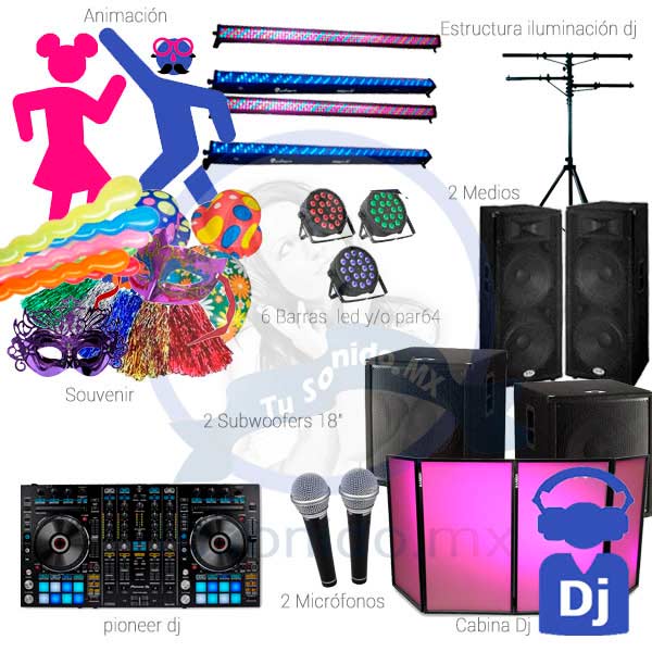 audio e iluminacion para fiestas