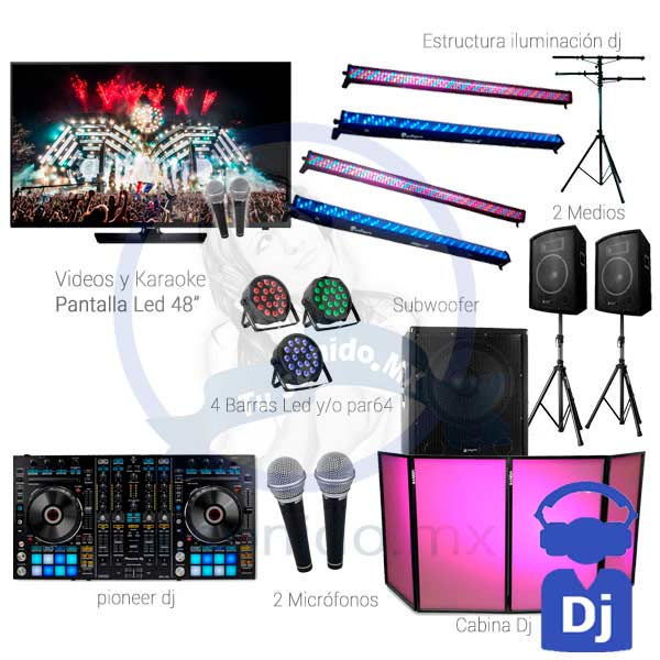 audio video e iluminacion para fiestas