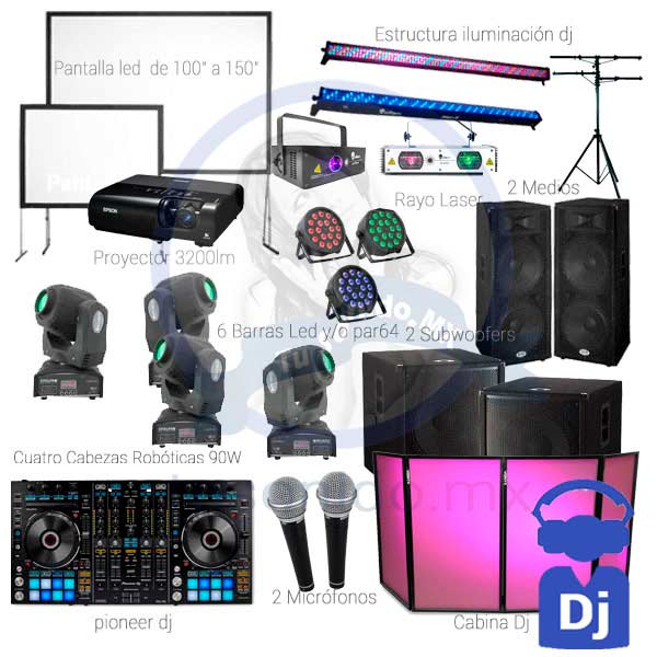 audio video e iluminacion para fiestas